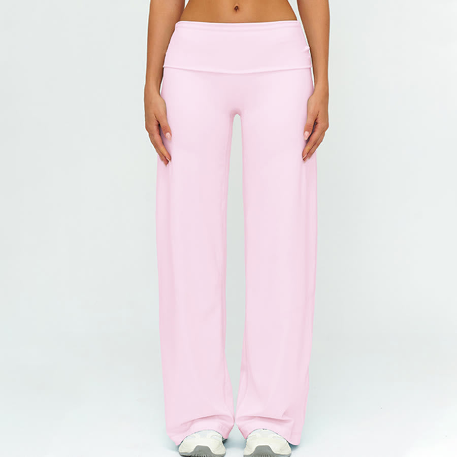 Pantalon de yoga long à jambes larges et taille haute Olivenorma pour femme - image 12