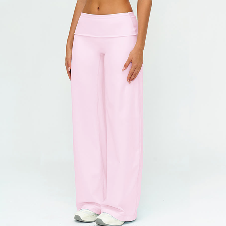 Pantalon de yoga long à jambes larges et taille haute Olivenorma pour femme - image 16