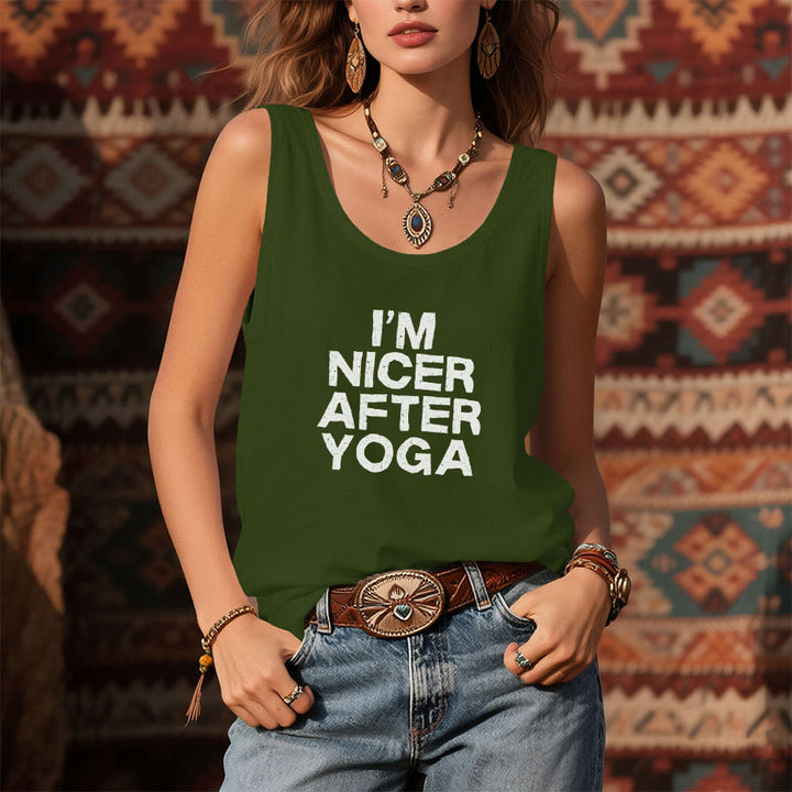 Débardeur femme Olivenorma à imprimé graphique et slogan - image 13