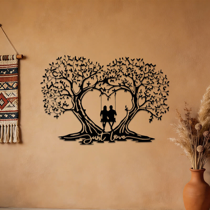 Décoration murale en métal Olivenorma Arbre de Vie Cœur - image 1