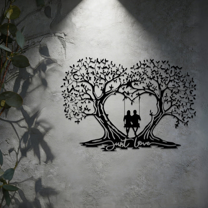 Décoration murale en métal Olivenorma Arbre de Vie Cœur - image 2