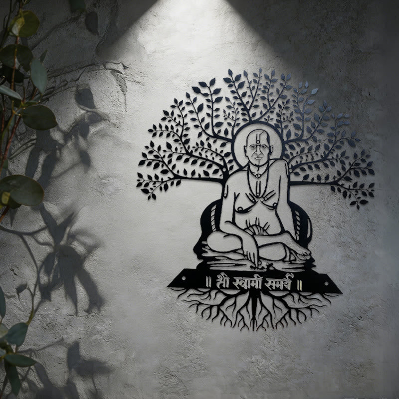 Décoration murale en métal Olivenorma Swami Samarth Banyan Tree - image 2