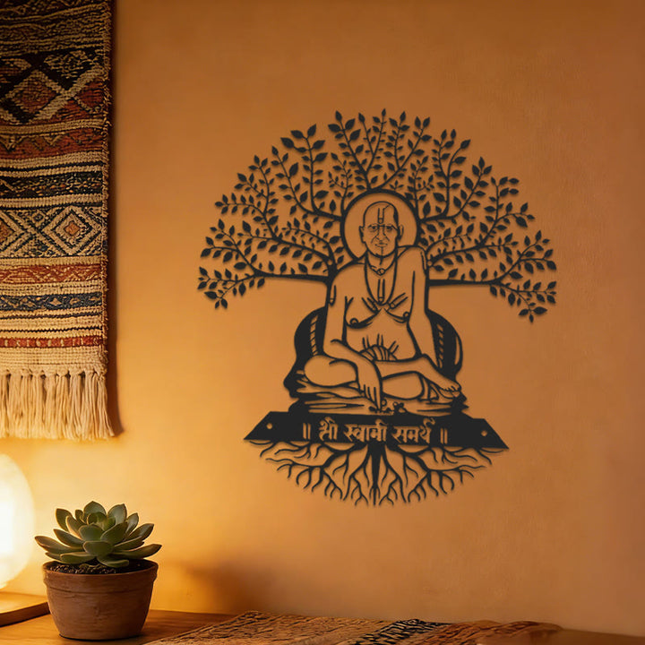 Décoration murale en métal Olivenorma Swami Samarth Banyan Tree - image 3