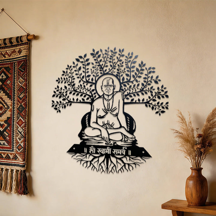 Décoration murale en métal Olivenorma Swami Samarth Banyan Tree - image 1