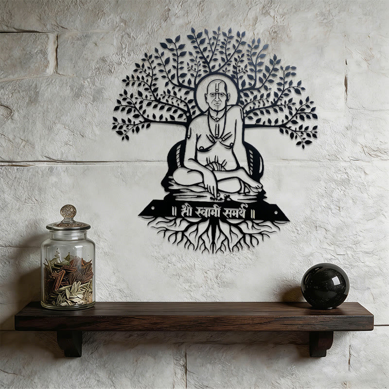 Décoration murale en métal Olivenorma Swami Samarth Banyan Tree - image 4