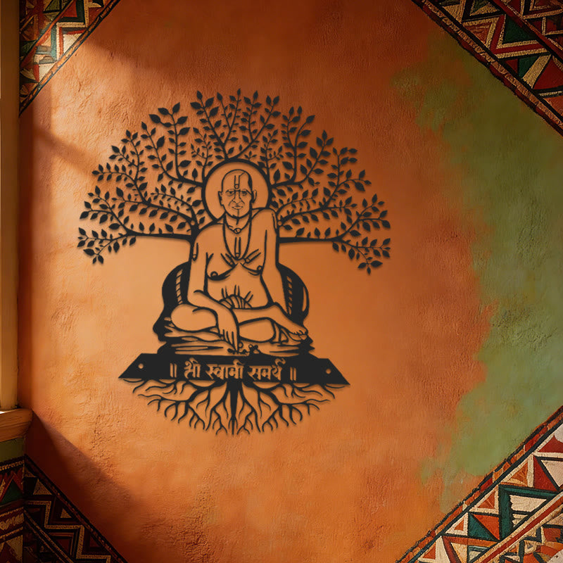 Décoration murale en métal Olivenorma Swami Samarth Banyan Tree - image 5