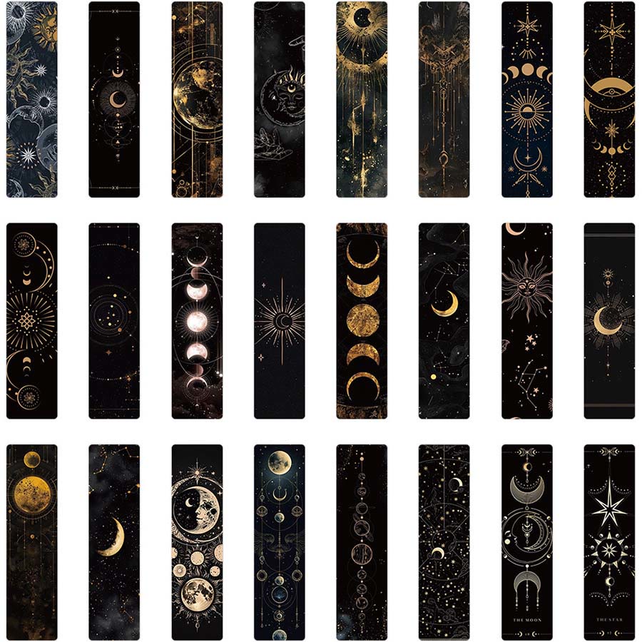 Marque-page Olivenorma style Tarot Soleil, Lune et Étoile Célestes - image 7