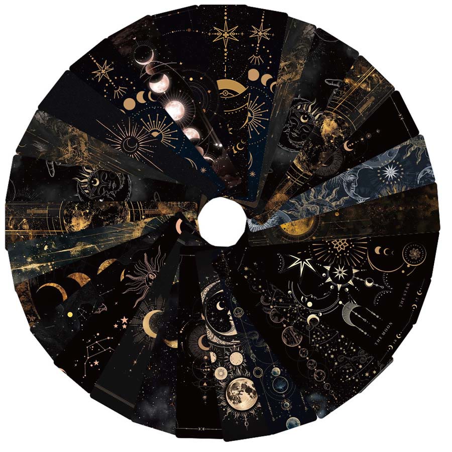 Marque-page Olivenorma style Tarot Soleil, Lune et Étoile Célestes - image 6