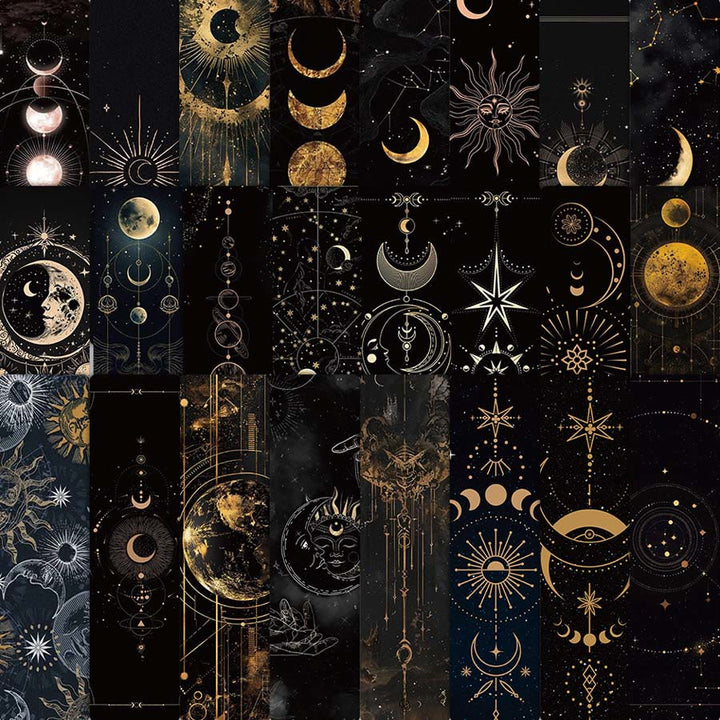 Marque-page Olivenorma style Tarot Soleil, Lune et Étoile Célestes - image 8