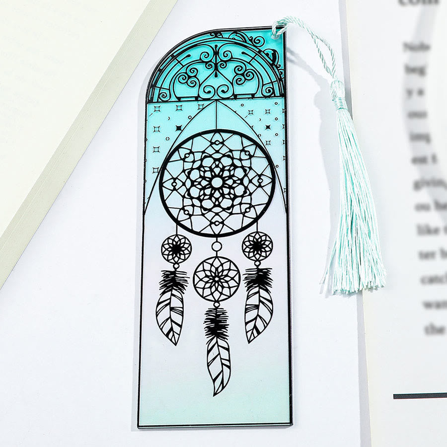 Marque-page en acrylique Olivenorma à motif géométrique mandala - image 4