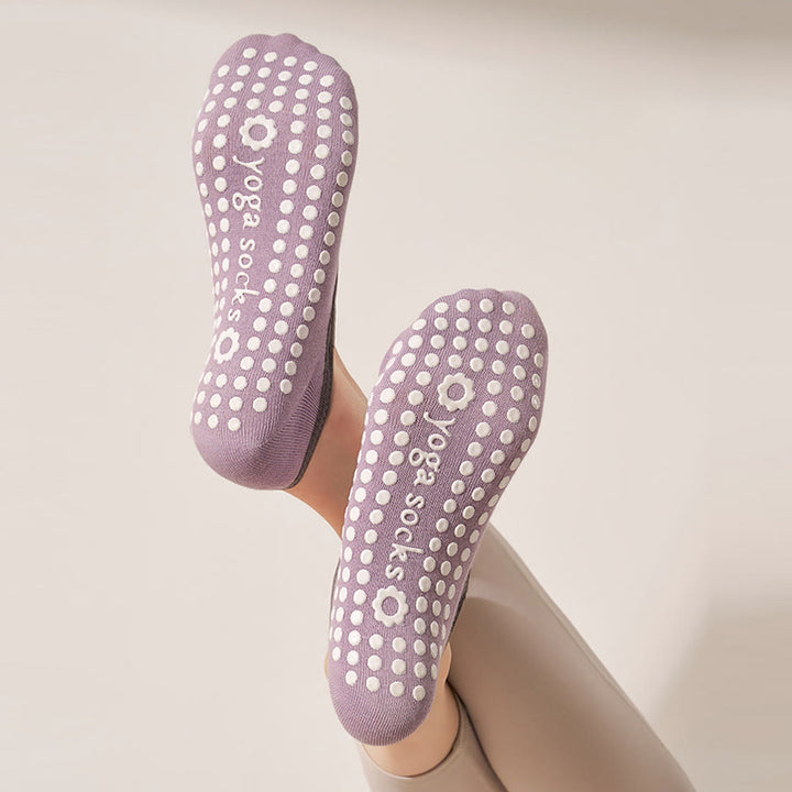 Chaussettes de yoga Olivenorma pour femmes, douces et agréables au toucher, en maille adhérente, antidérapantes et résistantes aux chocs, pour l'entraînement multi-activités. - image 8
