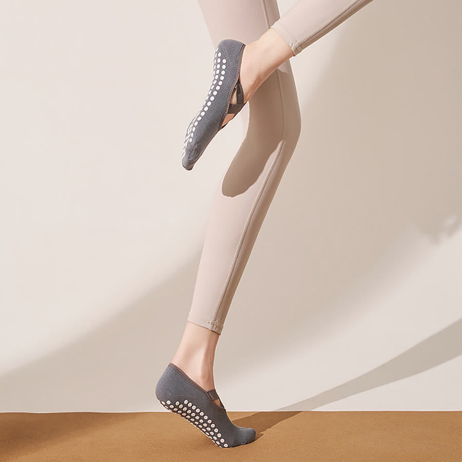Chaussettes de yoga Olivenorma pour femmes, douces et agréables au toucher, en maille adhérente, antidérapantes et résistantes aux chocs, pour l'entraînement multi-activités. - image 15