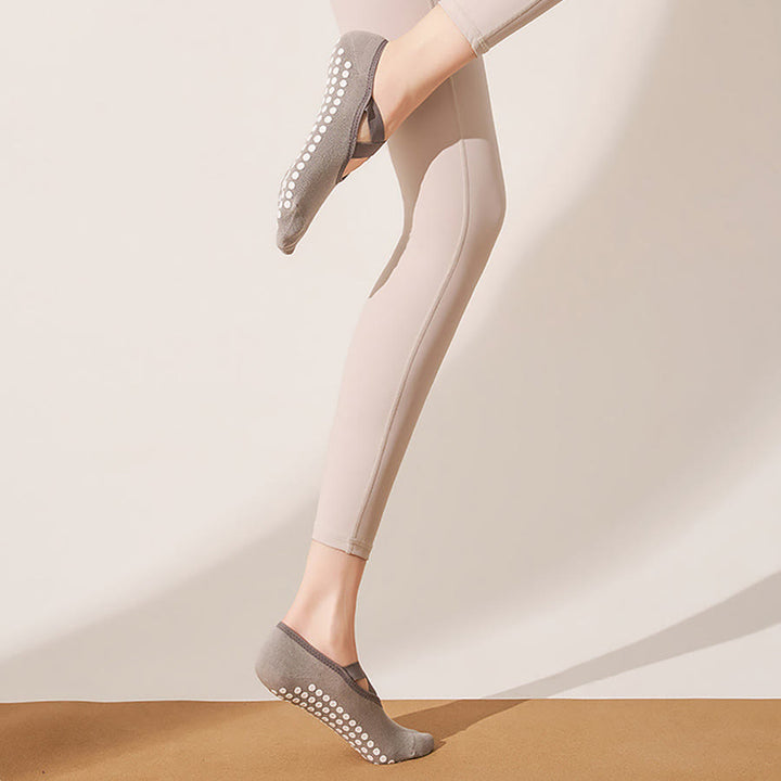 Chaussettes de yoga Olivenorma pour femmes, douces et agréables au toucher, en maille adhérente, antidérapantes et résistantes aux chocs, pour l'entraînement multi-activités. - image 23