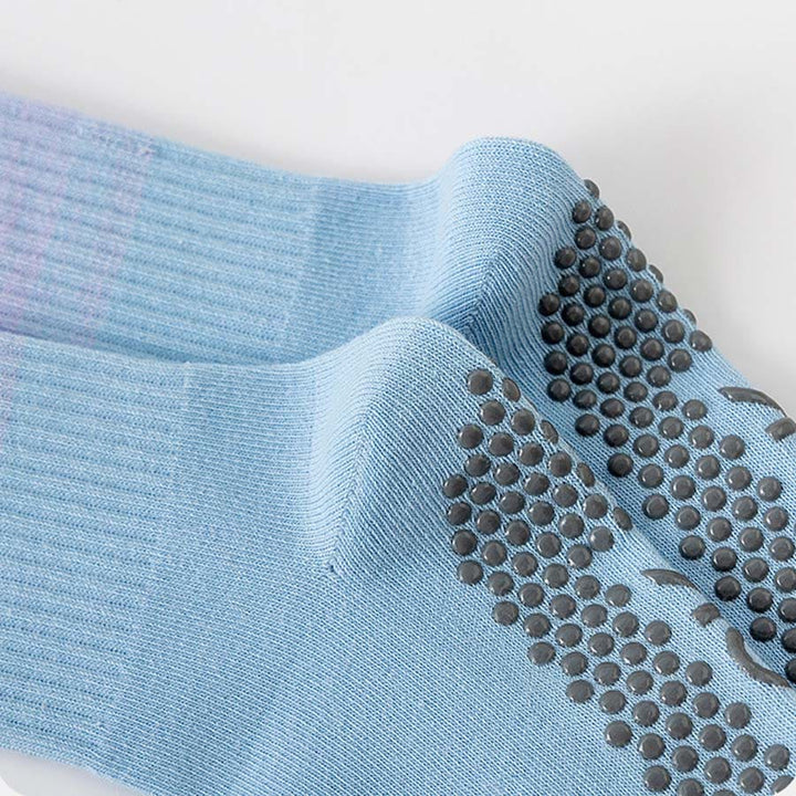 Chaussettes de yoga Olivenorma mi-mollet haute élasticité, antidérapantes, à picots en silicone, résistantes aux chocs et offrant un bon maintien de l'équilibre. - image 6