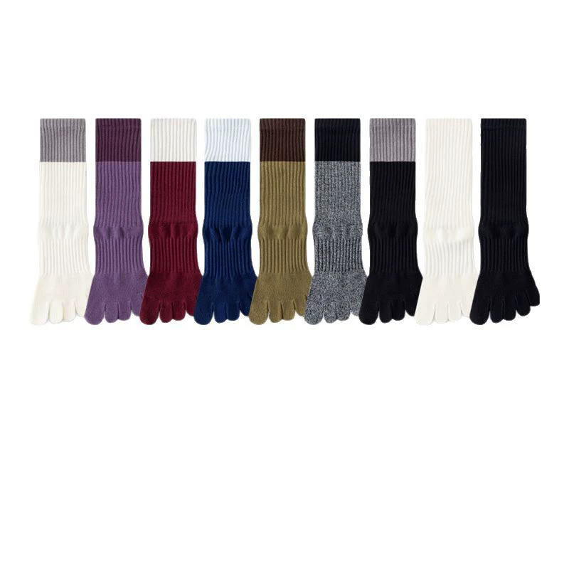 Chaussettes de yoga Olivenorma mi-mollet haute élasticité, semelle intégrale en silicone antidérapante avec amorti silencieux, pour le sport et le fitness (femme) - image 20