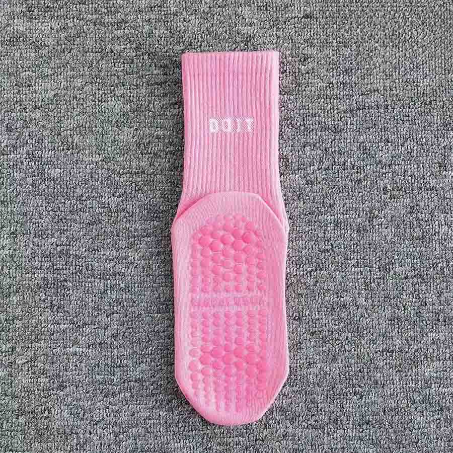 Chaussettes de yoga Olivenorma mi-hautes en maille élastique, couvrantes et antidérapantes, avec soutien de l'équilibre en silicone, pour femmes, idéales pour le sport et les activités variées. - Rose - 10 paires - image 14