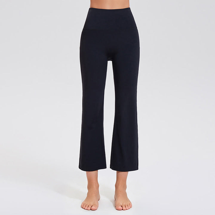 Pantalon de yoga et fitness Olivenorma taille haute à huit points, coupe slim, pour femme - Noir - XXXL - image 5