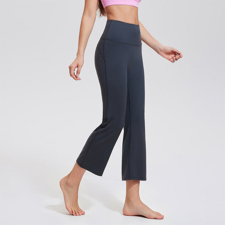 Pantalon de yoga et fitness Olivenorma taille haute à huit points, coupe slim, pour femme - image 2
