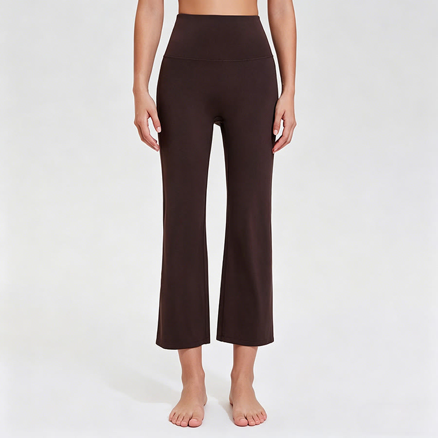Pantalon de yoga et fitness Olivenorma taille haute à huit points, coupe slim, pour femme - Espresso - XXXL - image 8