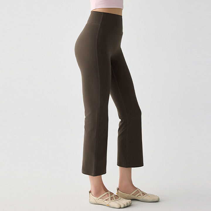 Pantalon de jogging harem ample à taille croisée Olivenorma pour femme - image 3