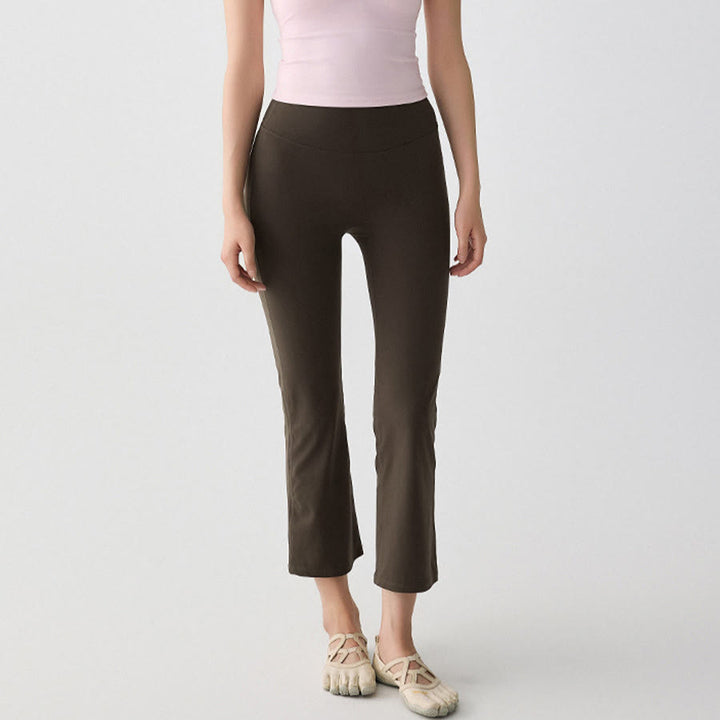Pantalon de jogging harem ample à taille croisée Olivenorma pour femme - Brun foncé - 5XL - image 0
