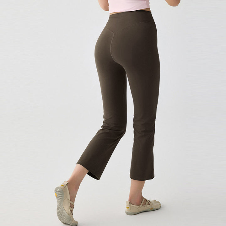 Pantalon de jogging harem ample à taille croisée Olivenorma pour femme - image 2