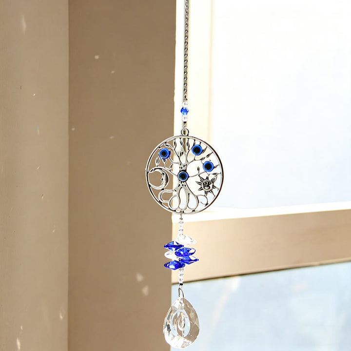 Ornement suspendu attrape-soleil en cristal œil maléfique Olivenorma Multi Style - Arbre classique - image 11