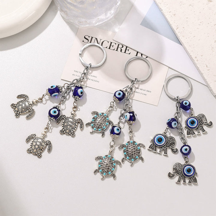 Porte-clés protecteur Olivenorma Classic Evil Eye Multi Charm - image 8