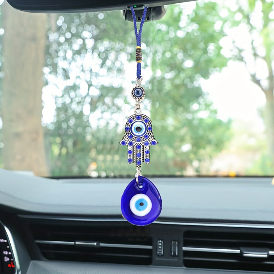 Ornement de protection suspendu Olivenorma Main de Hamsa Œil maléfique Porte-bonheur - Œil maléfique de Hamsa - image 0