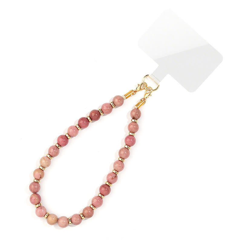 Chaîne de téléphone portable Olivenorma Chic, assemblée à la main et ornée de perles, pour une protection optimale. - Rhodochrosite - image 9