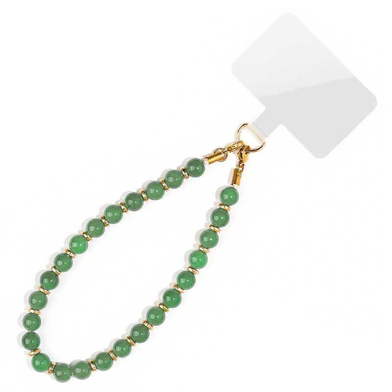 Chaîne de téléphone portable Olivenorma Chic, assemblée à la main et ornée de perles, pour une protection optimale. - Aventurine verte - image 11