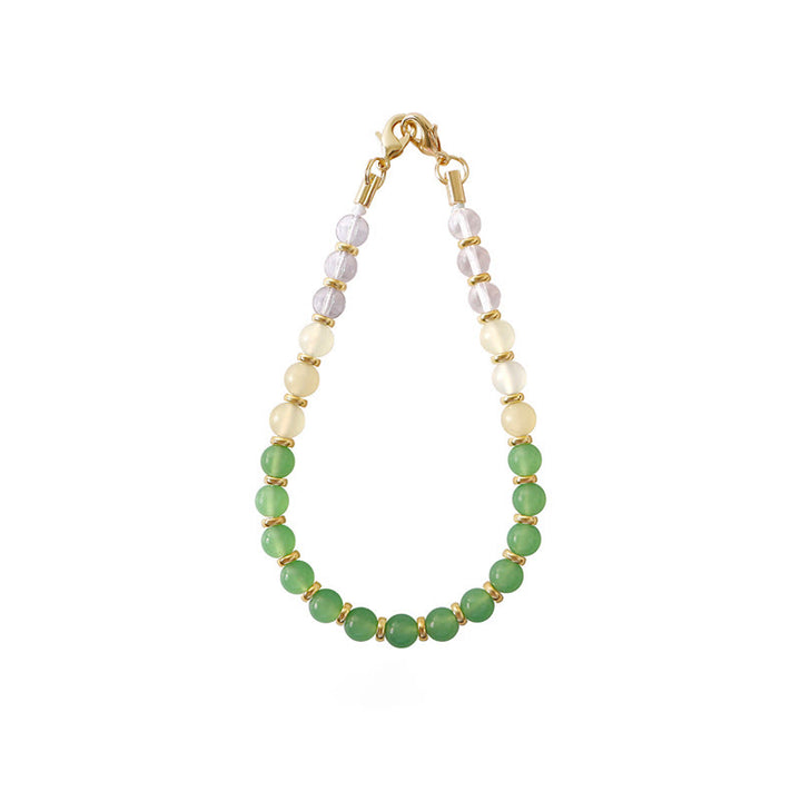 Bracelet de téléphone Olivenorma fait main, orné de perles dégradées, avec chaîne anti-perte. - Aventurine verte - image 7