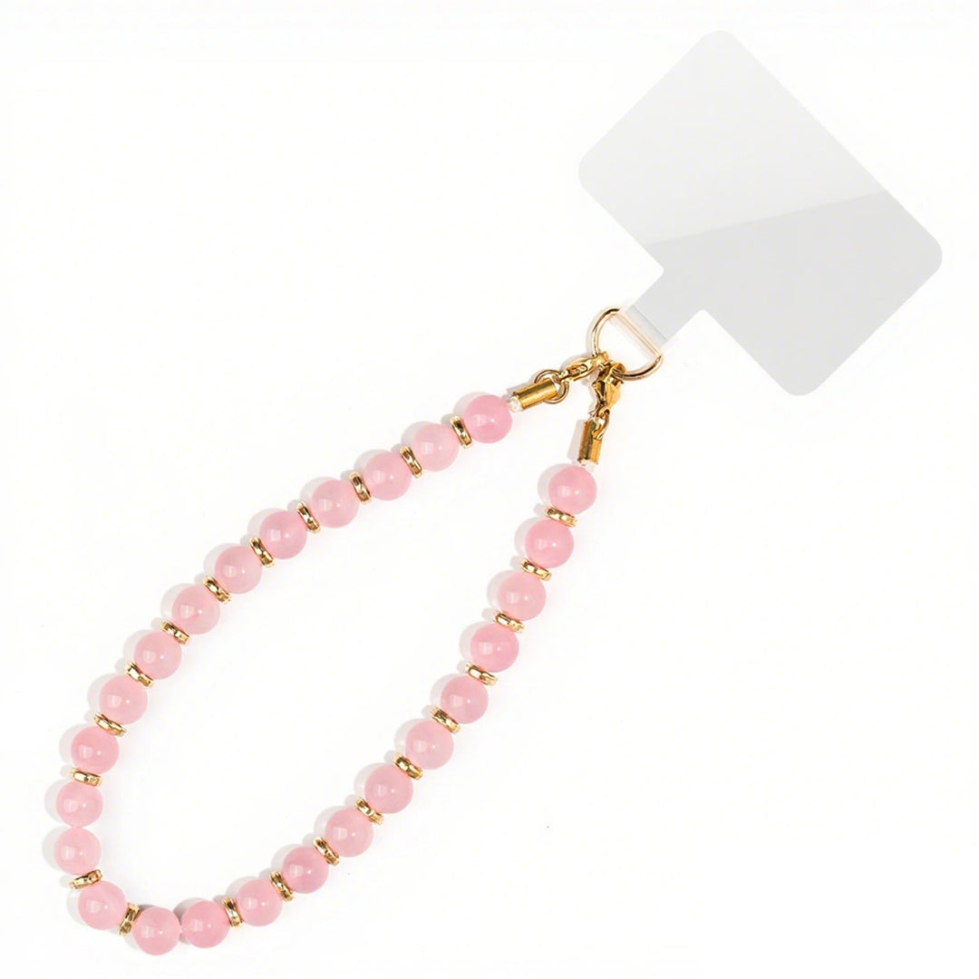 Chaîne de téléphone portable Olivenorma Chic, assemblée à la main et ornée de perles, pour une protection optimale. - Quartz rose - image 20