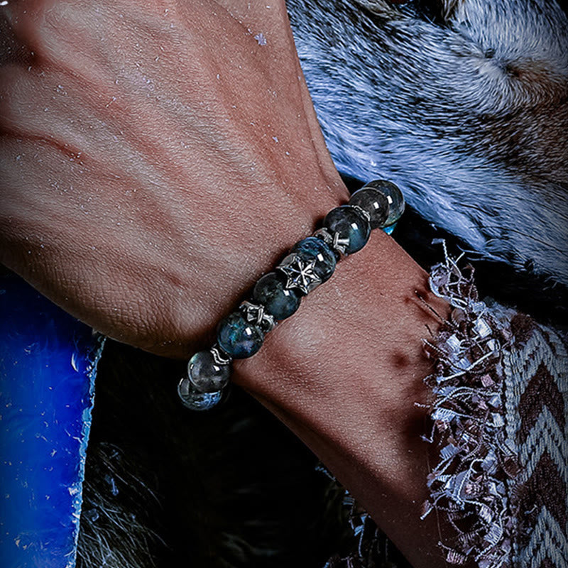 Bracelet de perles Olivenorma en pierre de lune grise pour l'ancrage spirituel - image 4