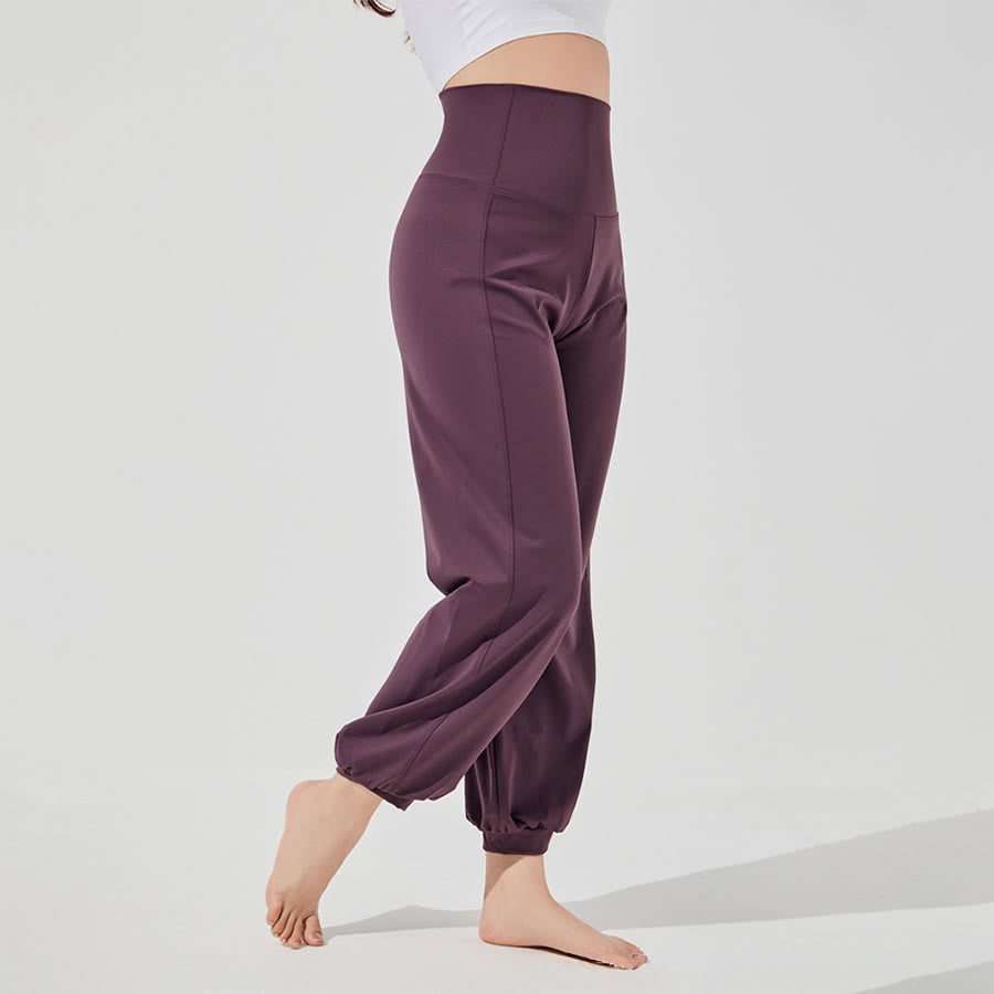 Pantalon de yoga ample Olivenorma taille haute longueur cheville style harem pour femme - image 2
