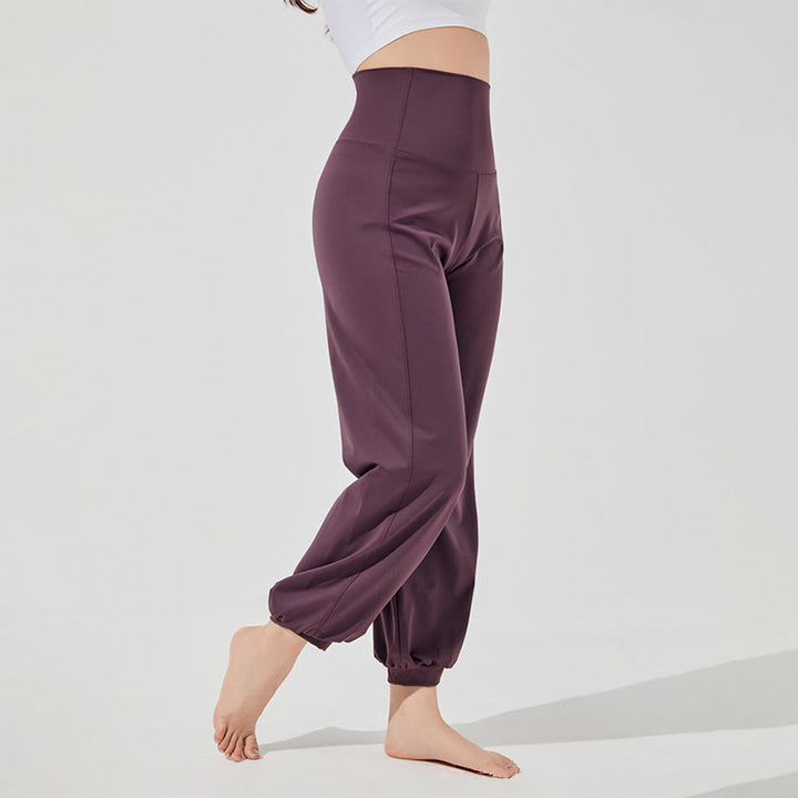 Pantalon de yoga ample Olivenorma taille haute longueur cheville style harem pour femme - image 2