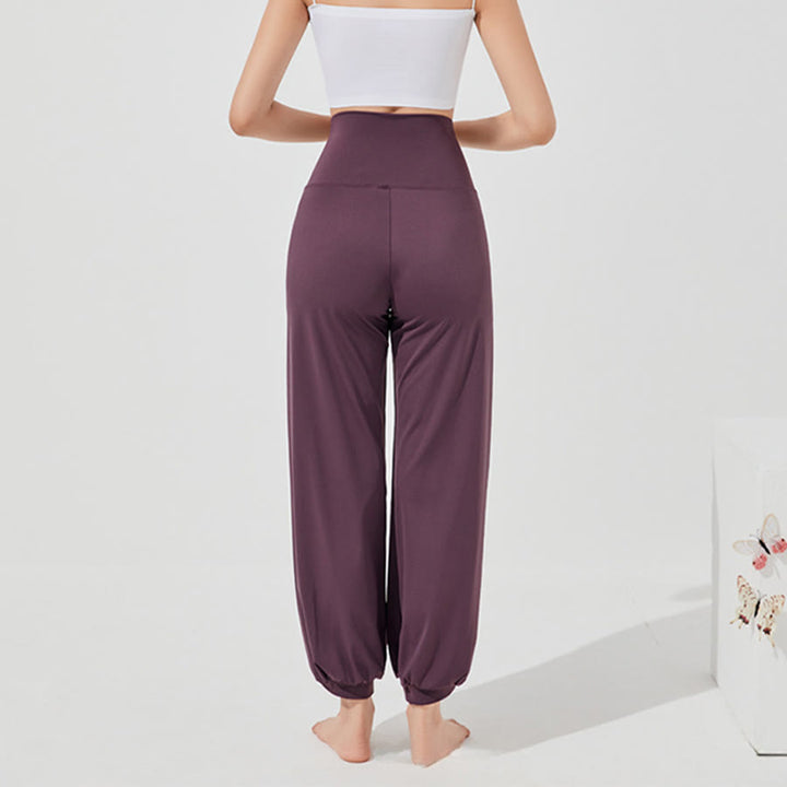 Pantalon de yoga ample Olivenorma taille haute longueur cheville style harem pour femme - image 4