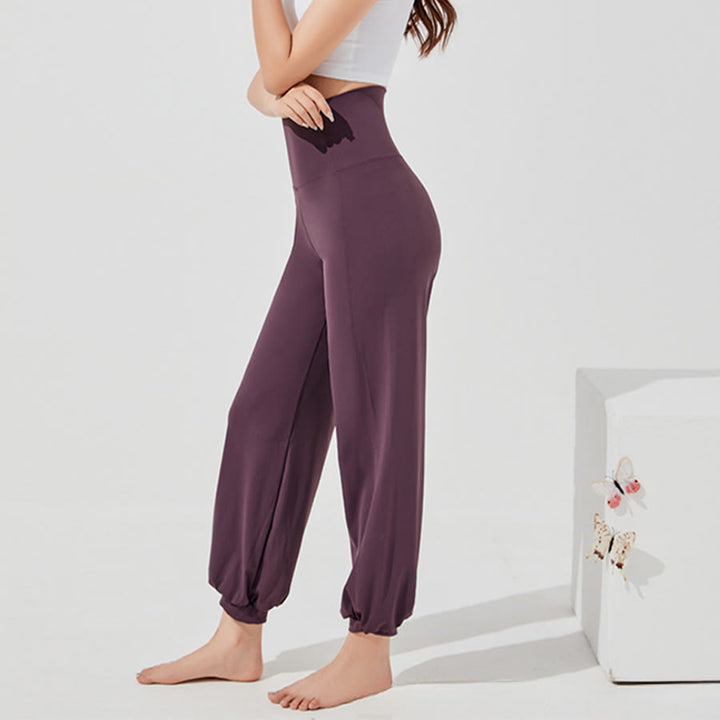 Pantalon de yoga ample Olivenorma taille haute longueur cheville style harem pour femme - image 6