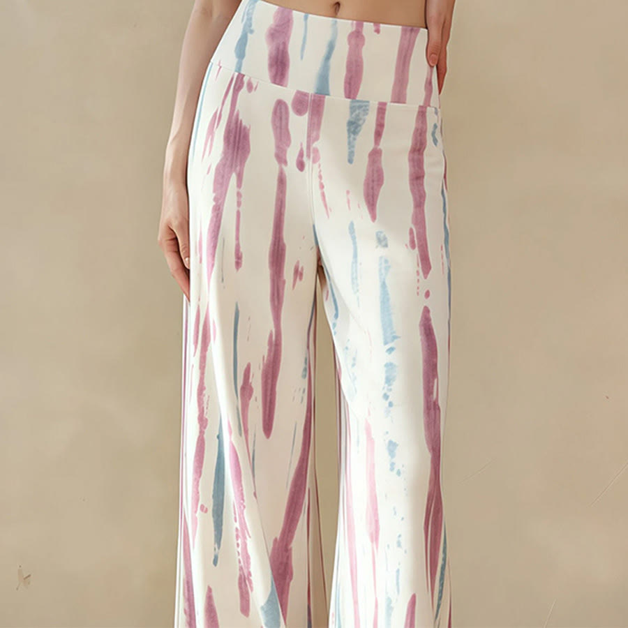 Pantalon de yoga fluide et décontracté à taille haute Olivenorma pour femme - image 2