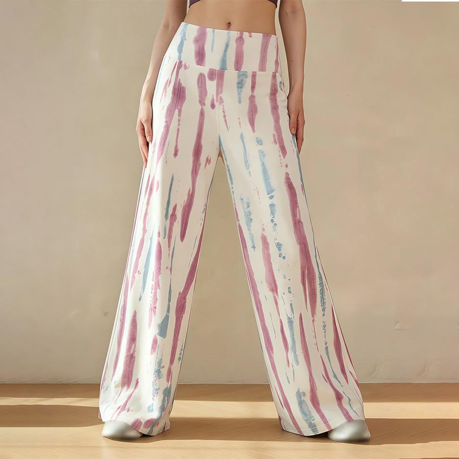 Pantalon de yoga fluide et décontracté à taille haute Olivenorma pour femme - image 4