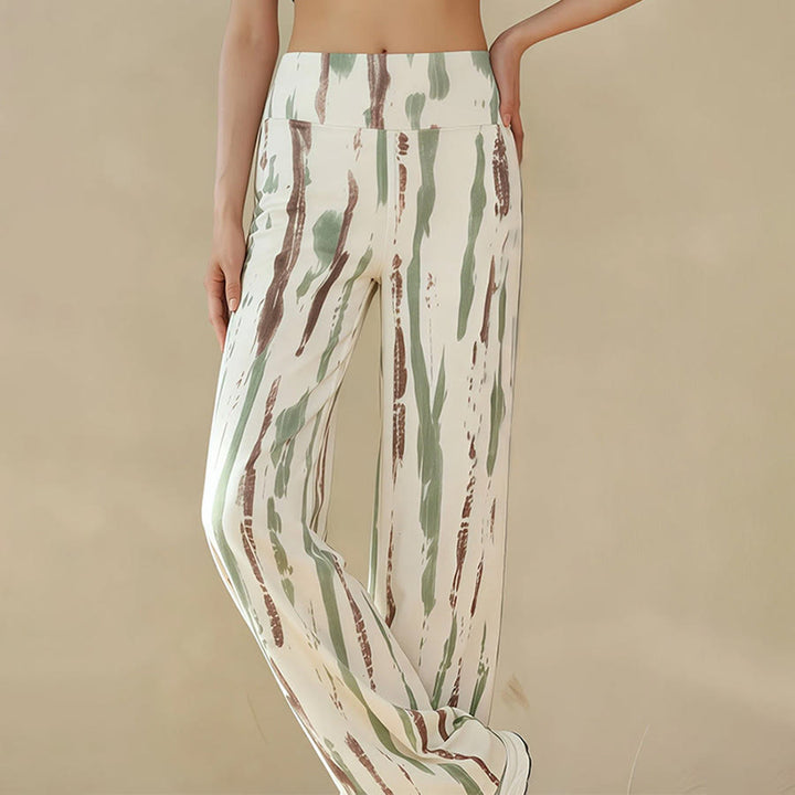 Pantalon de yoga fluide et décontracté à taille haute Olivenorma pour femme - image 9