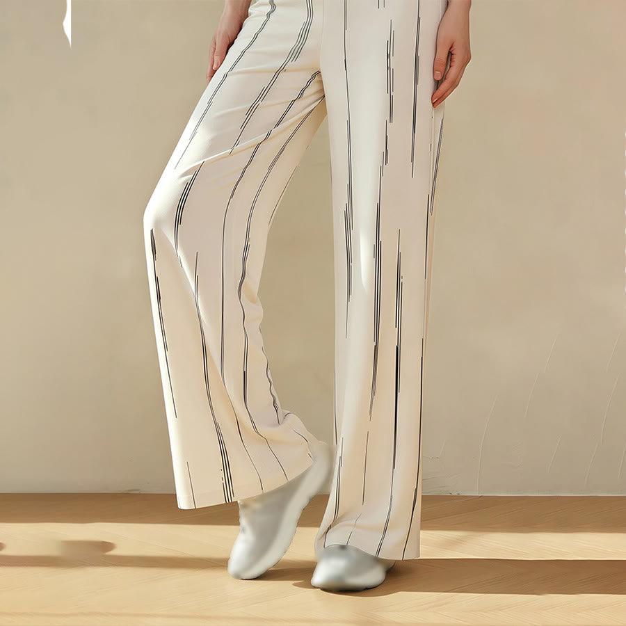Pantalon de yoga fluide et décontracté à taille haute Olivenorma pour femme - image 13