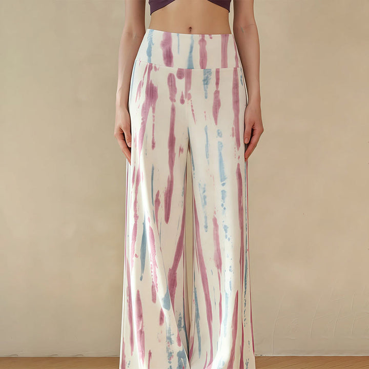 Pantalon de yoga fluide et décontracté à taille haute Olivenorma pour femme - image 3