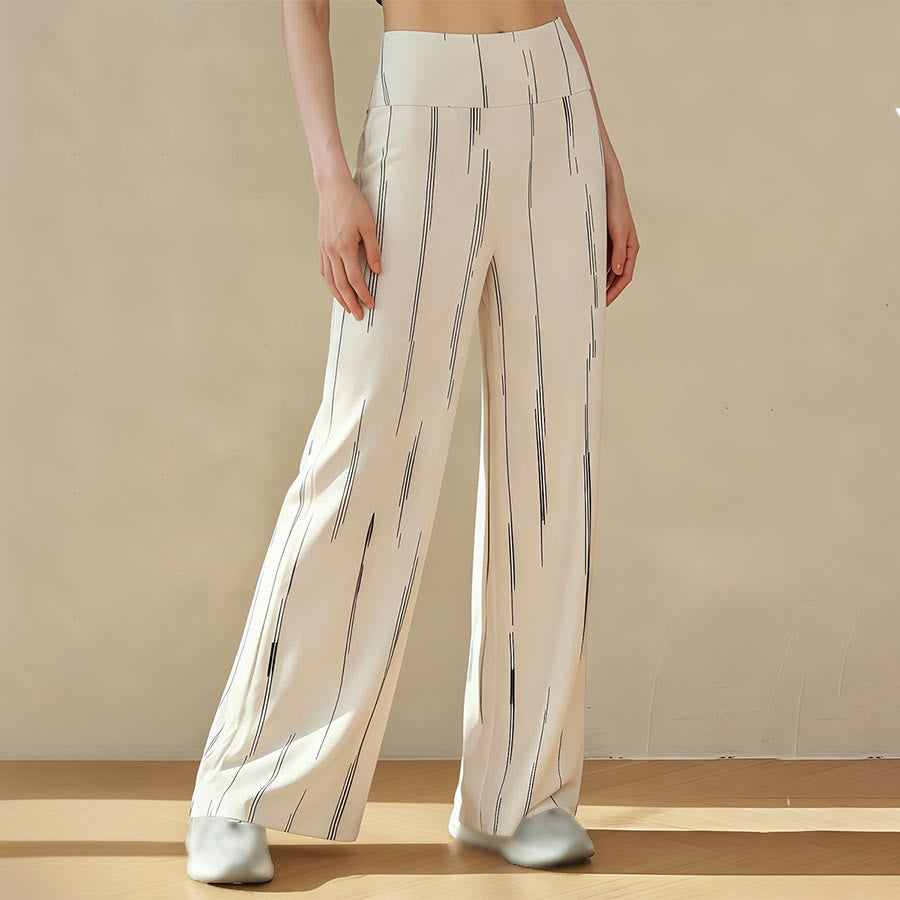 Pantalon de yoga fluide et décontracté à taille haute Olivenorma pour femme - image 14