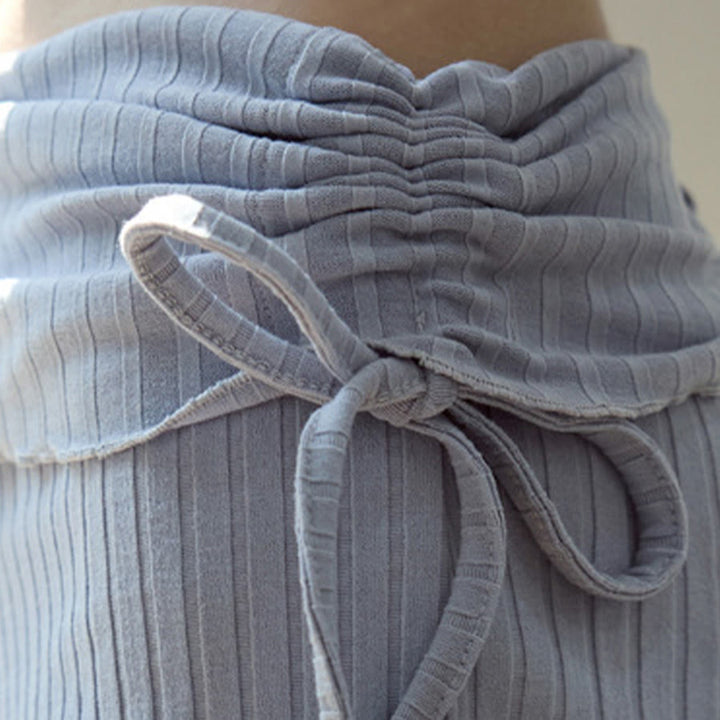 Short de yoga décontracté Olivenorma pour femme, taille repliable et froncée sur le côté, cordon de serrage - image 17