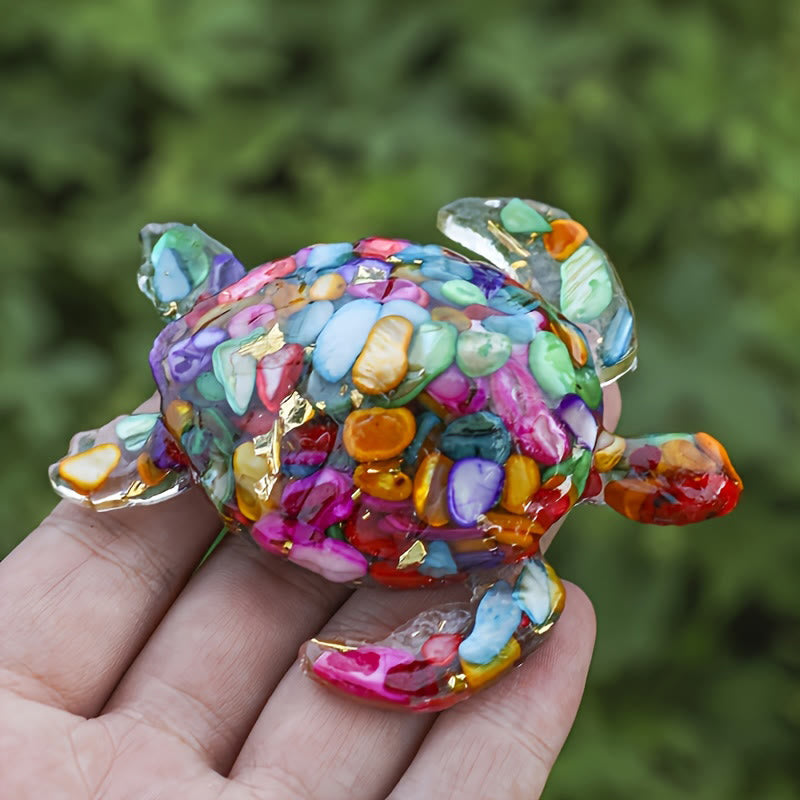 Décoration en pierre précieuse Tortue Olivenorma Calm & Steady Journey - image 19