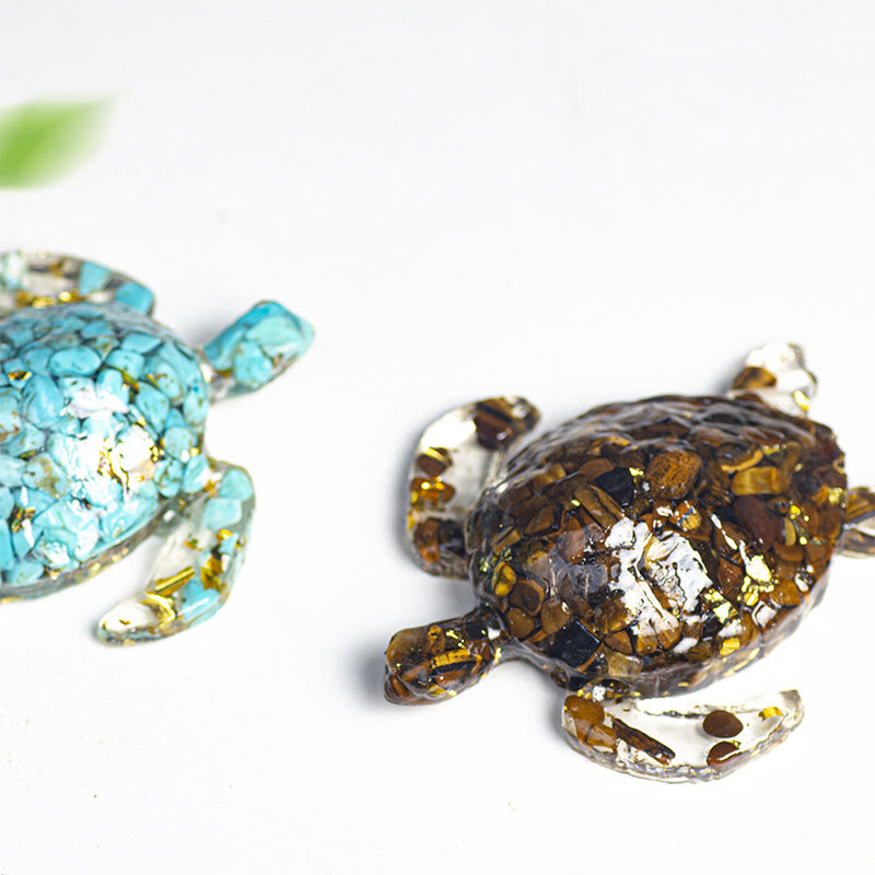 Décoration en pierre précieuse Tortue Olivenorma Calm & Steady Journey - image 11