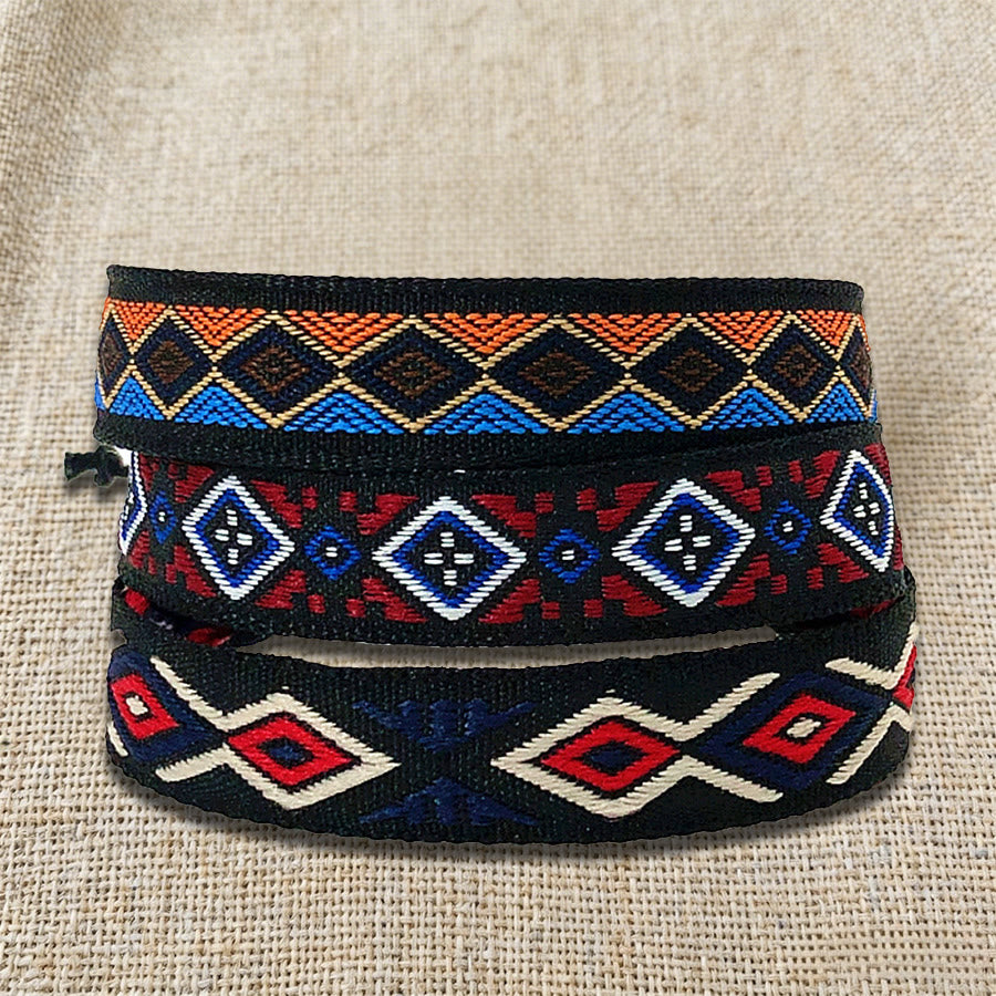 Bracelet tressé ethnique bohème multicolore Olivenorma Premium Thread fait main - image 39