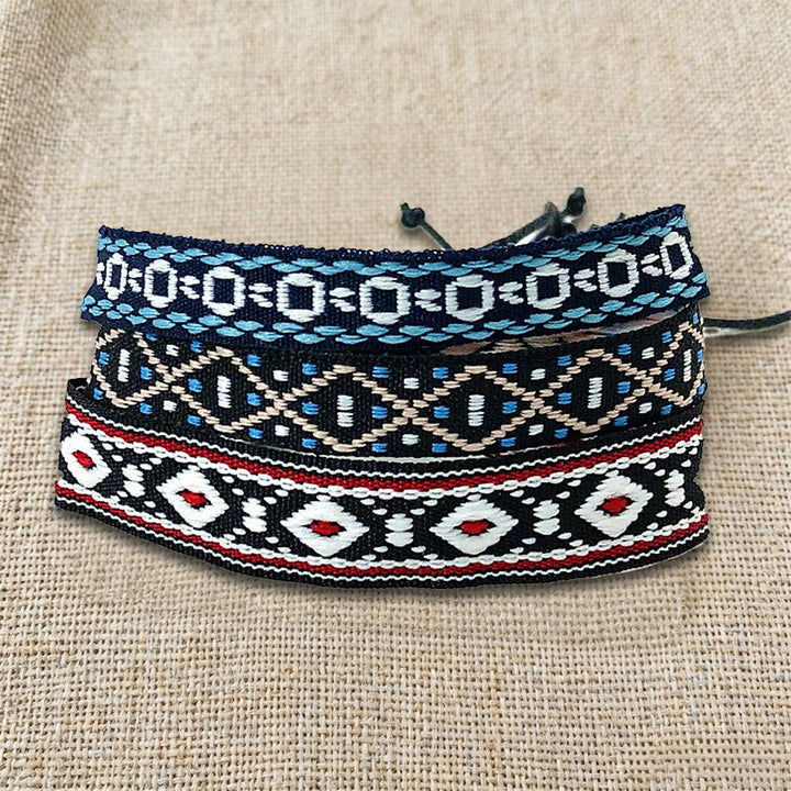 Bracelet tressé ethnique bohème multicolore Olivenorma Premium Thread fait main - image 23