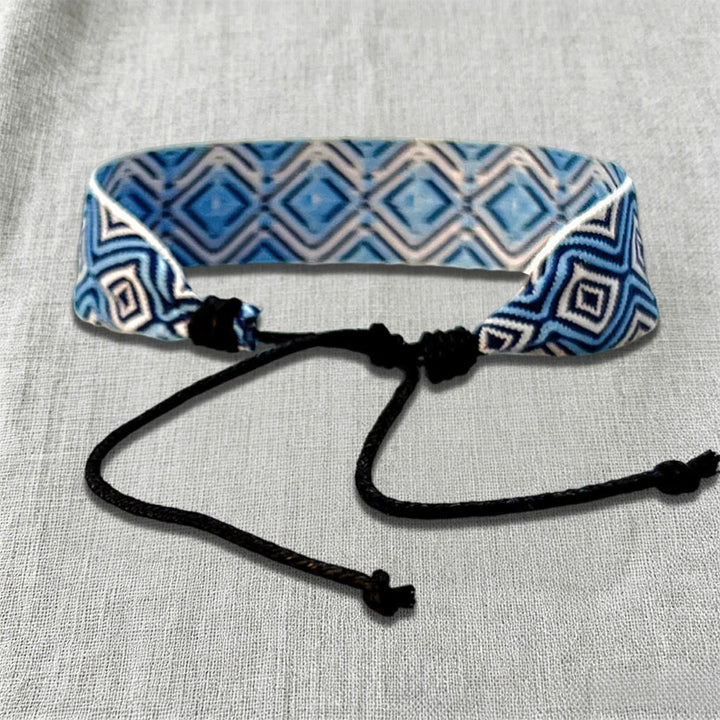 Bracelet ethnique tressé à la main Olivenorma à motif tribal orné - image 13
